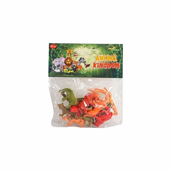 Poşette 12 Parça Vahşi Hayvan Seti