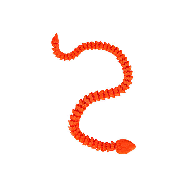 Hareketli Hayvanlar Serisi Turuncu Çıngıraklı Yılan