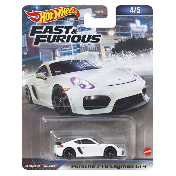Hot Wheels Fast & Furious Premium Arabalar Porsche 718 Cayman Gt4 HKD20