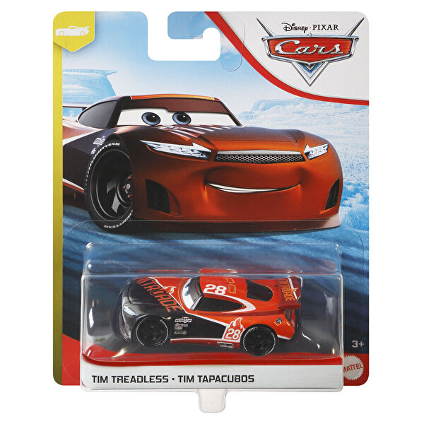 Cars 3 Tekli Karakter Araçlar Tim Treadless DXV41