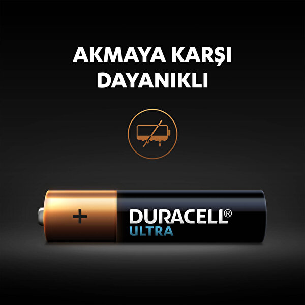 Duracell Ultra AAA 4´lü İnce Kalem Pil