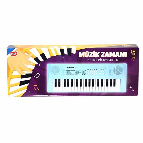 37 Tuş Soft Renkler Piano Sarı
