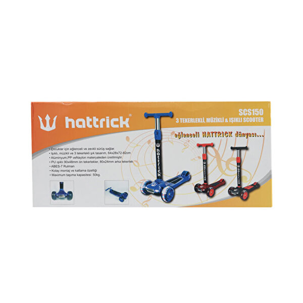 Hattrick Işıklı Müzikli Twist Scooter Scs150