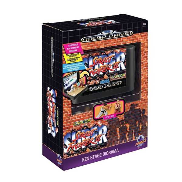 Console Heroes Super Street Fighter II Ken Stage Koleksiyon Dioraması