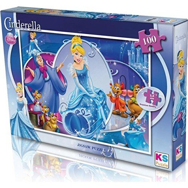 Ks Puzzle Cinderella Puzzle 100 Parça