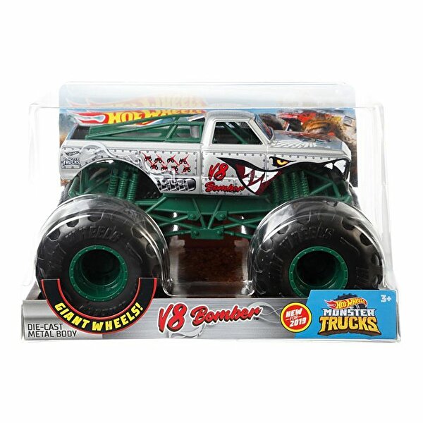 Hot Wheels Monster Truck 1:24 Arabalar V8 Bumber GBV36