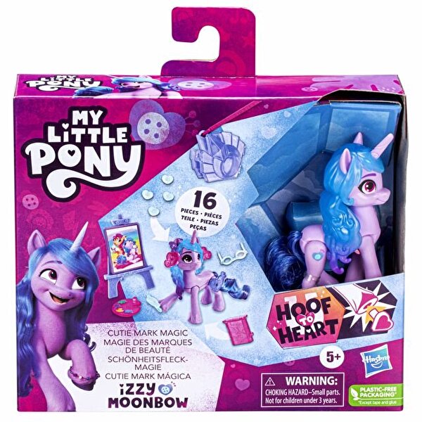 My Little Pony Sevimli İşaret Sihri Figürü İzzy Moonbow F5252