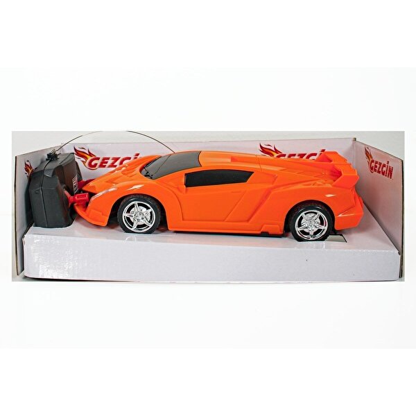 1:18 Pilli Uzaktan Kumandalı Full Fonksiyon Turuncu Gezgin Araba