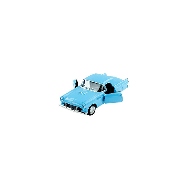 Die Cast 1:32 Klasik Çek Bırak Araba Mavi