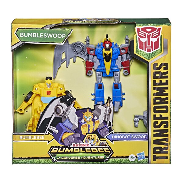 Transformers Cyberverse Roll & Combine Bumblebee-Swoop Figür F2733