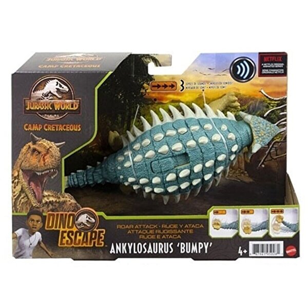 Jurassic World Kükreyen Saldırı Dinozor Figürleri Ankylosaurus Bumpy GWD27