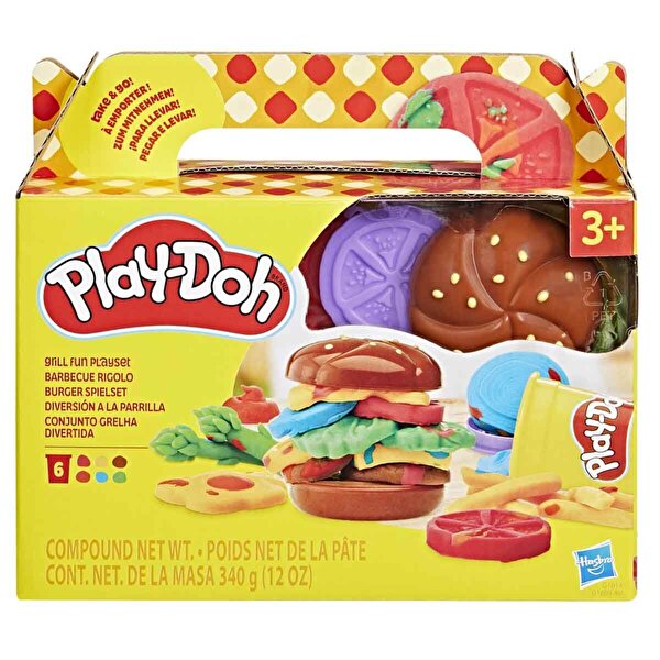 Play Doh Yiyecek Şekilleri Oyun Hamuru Barbekü Seti G1615