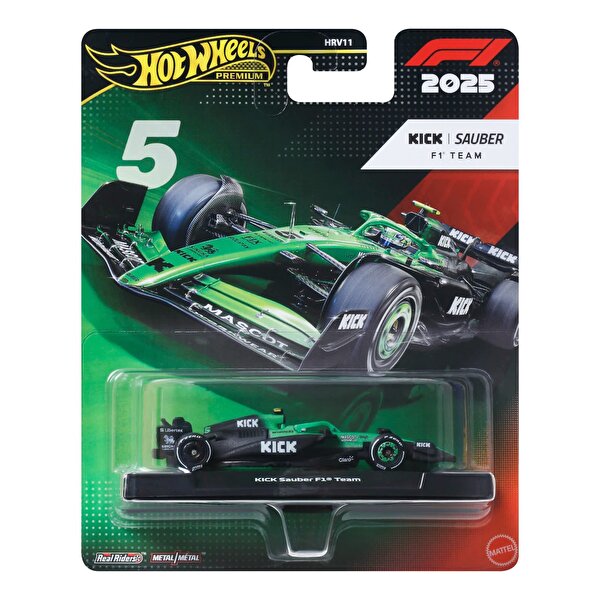 Hot Wheels Premium Formula 1 Yarış Arabası Kick Sauber 2025 JKD89
