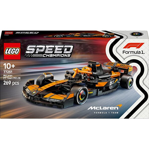 LEGO Speed Champions McLaren F1 Team MCL38 Yarış Arabası 77251