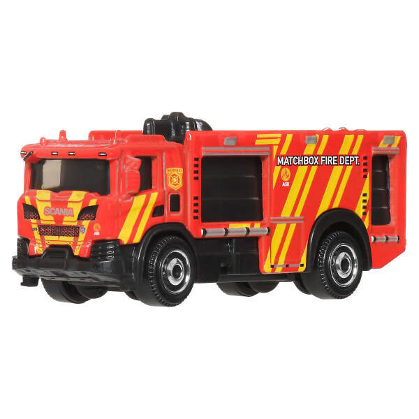 Matchbox Tekli̇ Arabalar Scania Xt Fire Truck JBR15