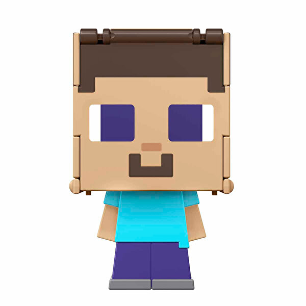 Minecraft Flipping Figs 2'si 1 Arada Figür Steve HTL44
