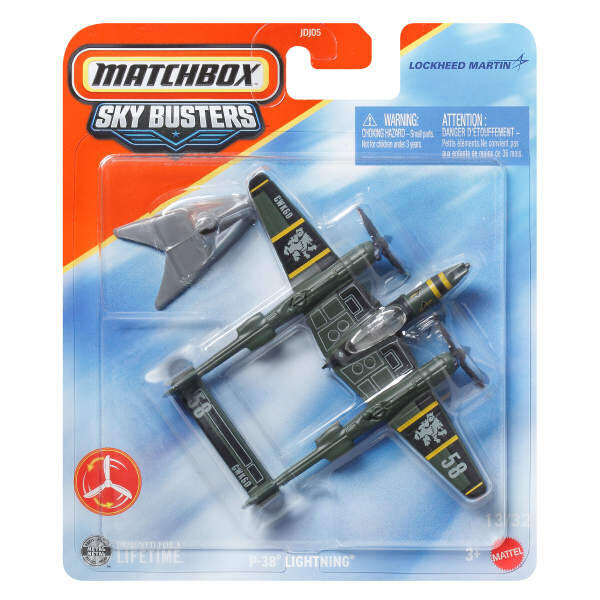 Matchbox Gökyüzü Araçları P-38 Lightning JJW30