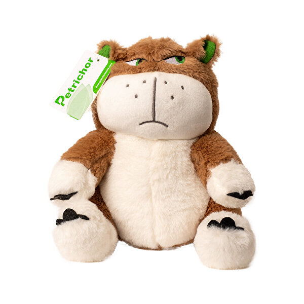 Asabi Kedi Peluş 25 Cm Kahverengi