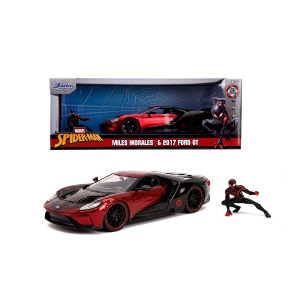 Jada Marvel's Spider-Man: Miles Morales 2017 Ford GT Araç ve Figür