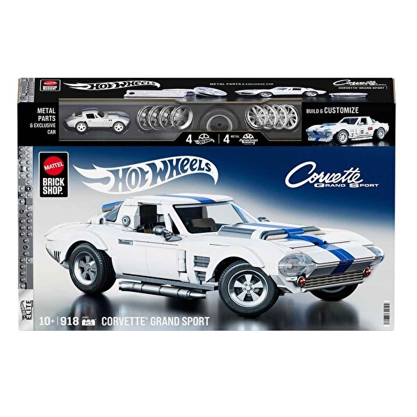 Hot Wheels Elite Serisi Corvette Grand Sport Araba 918 Parça JGR31