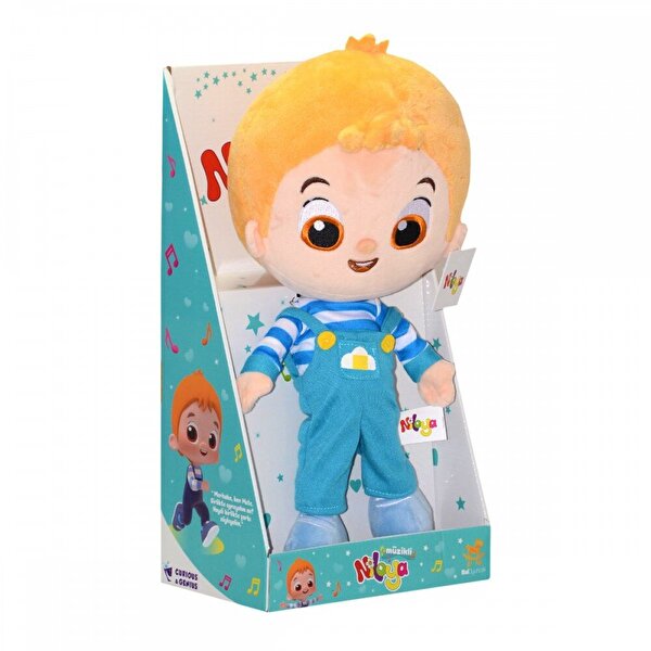 Mete Müzikli Tulumlu Peluş Bebek 35 cm.