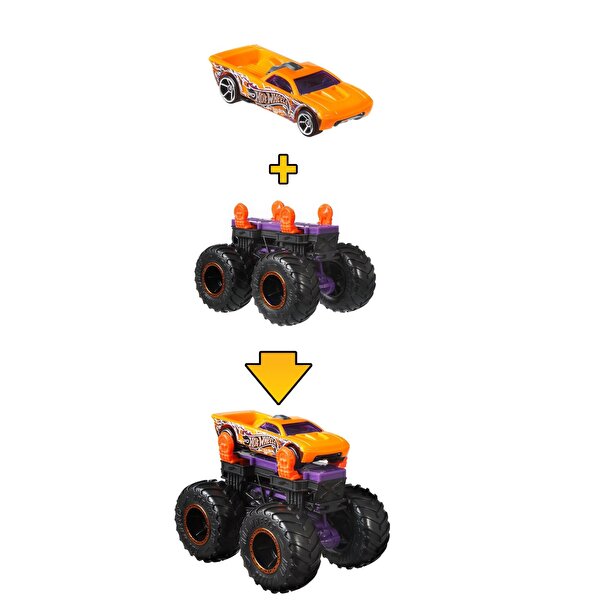 Hot Wheels Monster Trucks Dev Tekerlek Ustası Serisi Bone Shaker GWW16