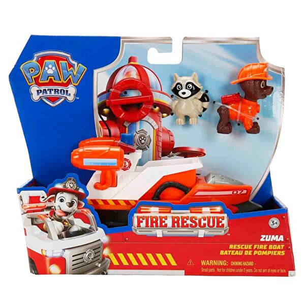 Paw Patrol Fire Rescue Figür ve Kurtarma Aracı Zuma