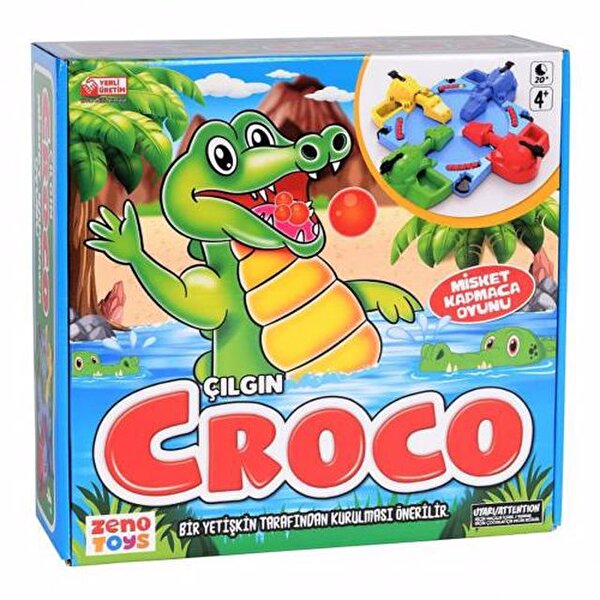 Çılgın Croco 4'lü Misket Kapmaca Oyunu