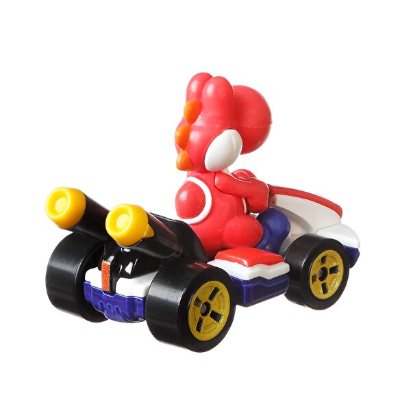 Hot Wheels Mario Kart Karakter Araçlar Red Yoshi GPD90