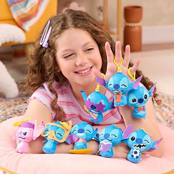 Disney Stitch Sürpriz Paket Klipsli Peluş Anahtarlık 11367