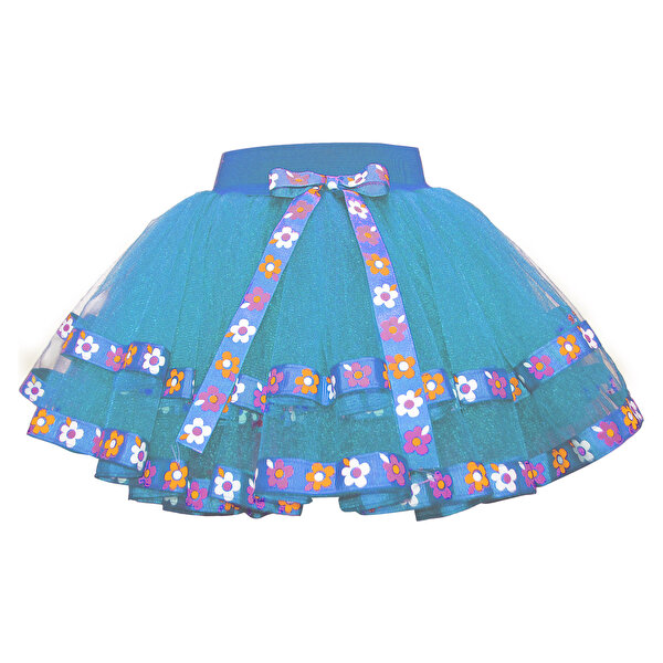 Barbie Tütü Etek Mavi