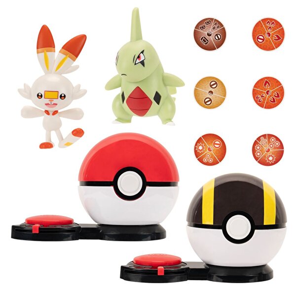 Pokemon Sürpri̇z Atak Oyun Seti̇ S1 Larvitar ve Scorbunny