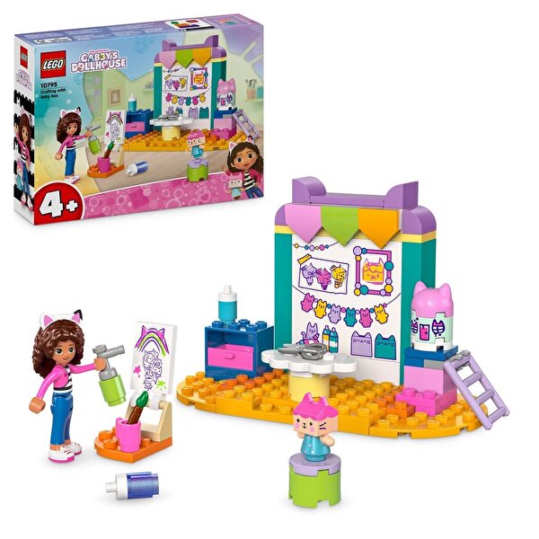 LEGO Gabby’s Dollhouse Karton Yavru Kedi ile El Sanatları 10795