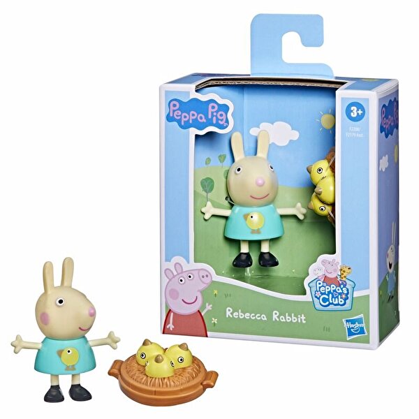 Peppa Pig ve Arkadaşları Sürpriz Tekli Figür Rebecca Rabbit F2208