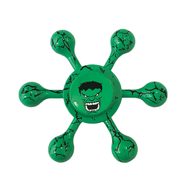 Stres Çarkı Altı Kollu Yeşil Adam