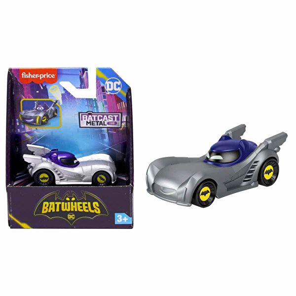 Fisher Price Dc Batwheels 1:55 Ölçekli Arabalar Armored Bam The Batmobile