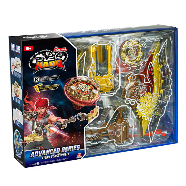 Infinity Nado Tribe Advanced Işıklı Fiery Blast Wheel Fırlatıcı Seti