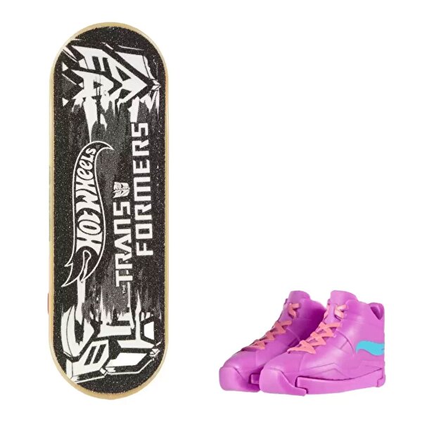 Hot Wheels Skate Parmak Kaykay ve Ayakkabı Paketleri Megatron HVK37