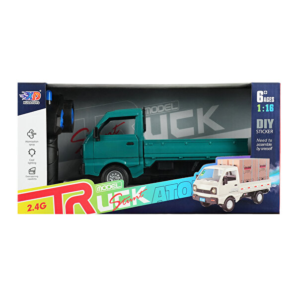 Şarjlı Kumandalı Duman Atan Kamyonet Yeşil