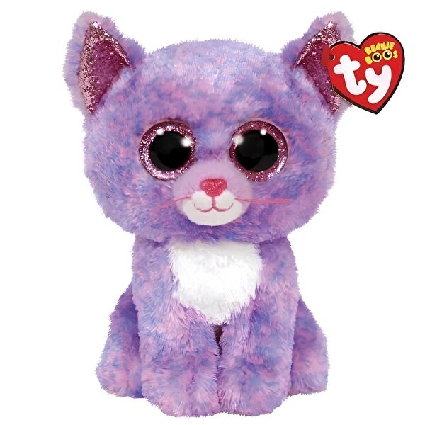 TY Beanie Boos Mor Kedi Cassidy 33 Cm