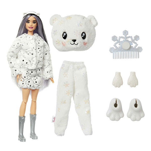 Barbie Cutie Reveal Bebekler 3. Seri Kutup Ayısı HJL64