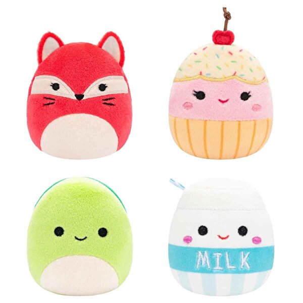 Squishmallows Micromallows 4’lü Peluş Seti