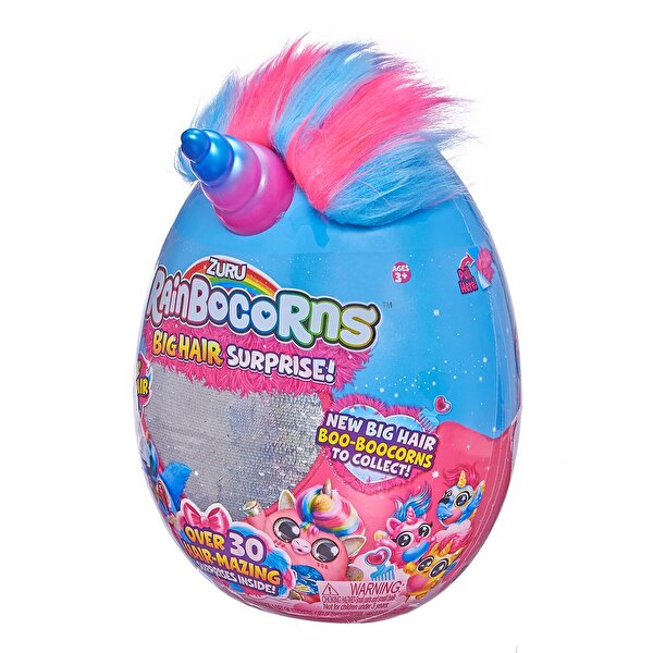 Rainbocorns Büyük Saç Sürprizi S1 Pembe Mor
