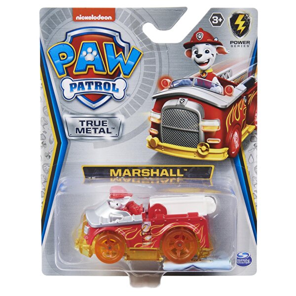 Paw Patrol Die-Cast Araçlar (Mighty Pups) Power Series Marshall
