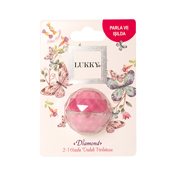 Lukky 2'si 1 Arada Pembe Simli Dudak Parlatıcısı