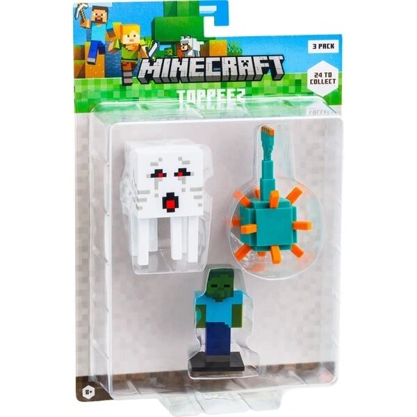 Minecraft 3D Figür Toppeez 3'lü Set Set 6