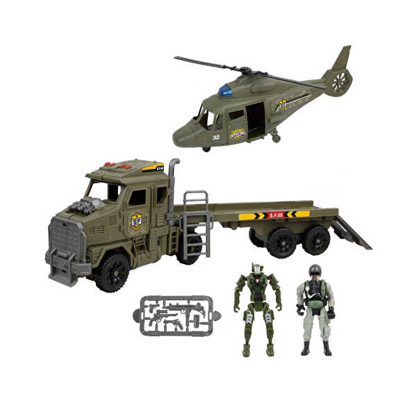 Military Combat Büyük Tır Helipkopter Seti