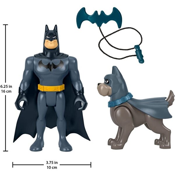 Fisher Price DC League Of Super Pets Batman ve Ace HGL03