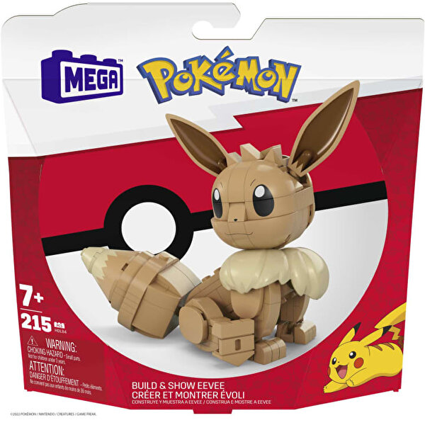 Mega Pokemon Yap ve Oyna Figürler Eevee HDL84