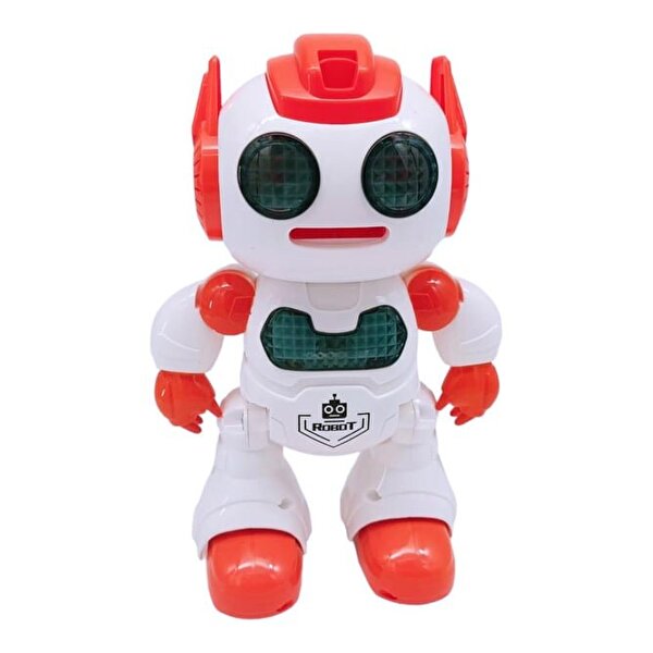 Uzaktan Kumandalı Sesli Disk Atan Robot Turuncu